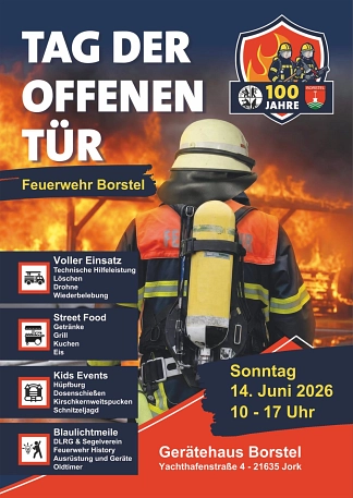 100 Jahre Feuerwehr Borstel 100 Jahre Feuerwehr Borstel © Feuerwehr Borstel