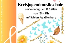 Sommerfest Kreisjugendmusikschule 2026 Plakat Einladung Sommerfest KJM 2026